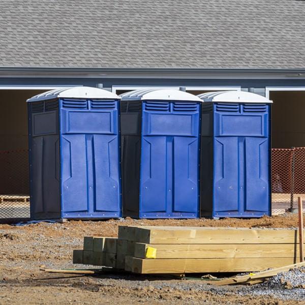 do you offer hand sanitizer dispensers inside the porta potties in Masonville